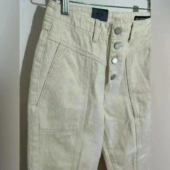 Anthropologie Blank NYC The Baxter in Natural Pant Size 25 NWT - Picture 4 of 9